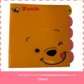 5 index pvc file folder with five pockets professional OEM customized stationery factory